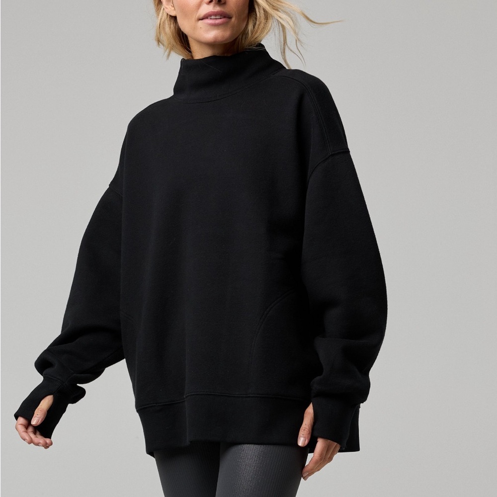 Aerie Offline Black Mockneck